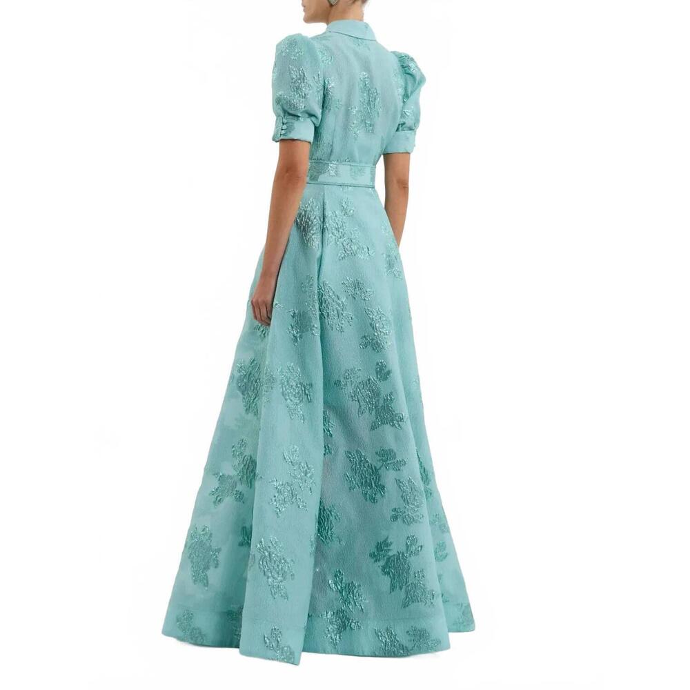 NEW REBECCA VALLANCE benette dress in teal - Picture 6 of 7